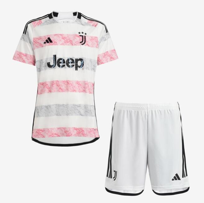 Juventus Away Soccer Kit 2023/24 Kids